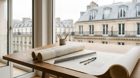 Analyse financière d'investissement immobilier avec calculs de rentabilité et projection de croissance patrimoniale