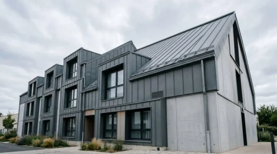 Protection étanche d'un bâtiment moderne contre l'humidité et les infiltrations d'eau