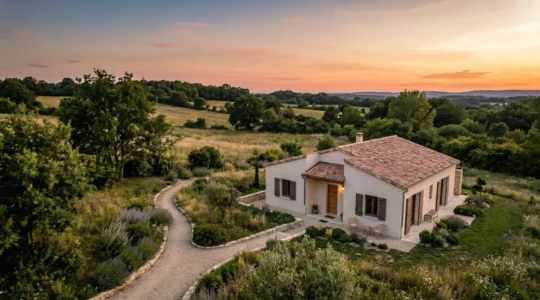 Représentation visuelle de la prévention des sinistres en habitation avec éléments de sécurité domestique